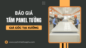 Báo giá tấm panel tường, giá gốc tại xưởng