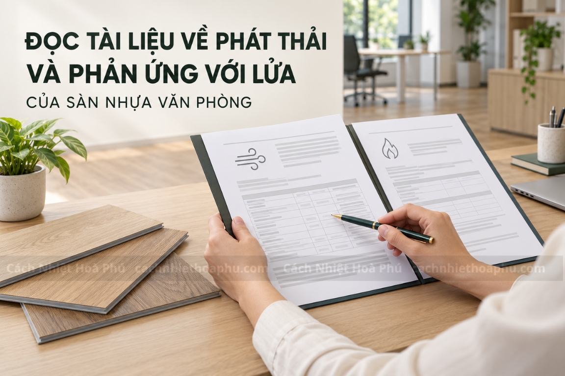 Đọc tài liệu về phát thải và phản ứng với lửa
