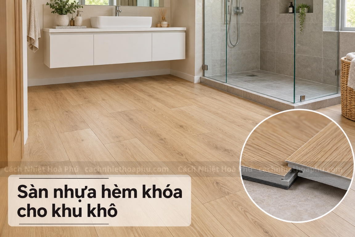 Sàn nhựa hèm khóa