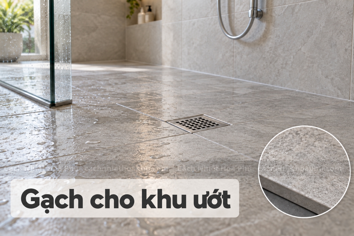 Gạch trong nhà tắm