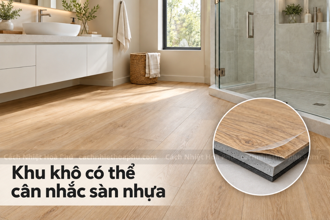 Sàn Nhựa Trong Nhà Tắm