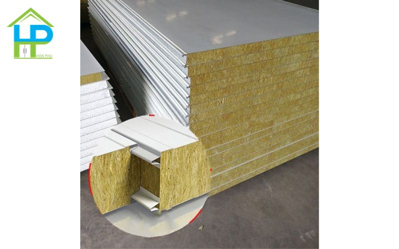 Tôn Panel lõi Rockwool và Glasswool